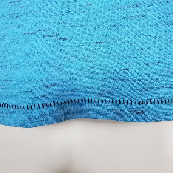 Noize Cotton T Shirt Mens Size L Heather Turquoise Short Sleeve Crew Neck - Picture 4 of 6